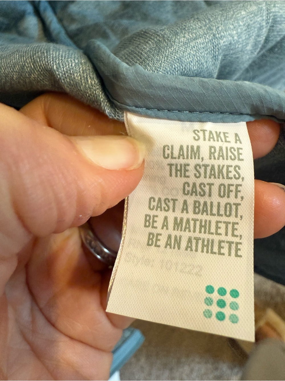 Title Nine Light Blue Quilted Vest - Women's Medium Longer Length - Picture 6 of 11
